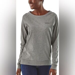 Patagonia Women's  Long Sleeve Pastel P-6 Logo Responsibili-Tee - size xs